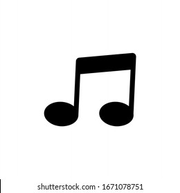 Music icon. Musical Note icon vector illustration