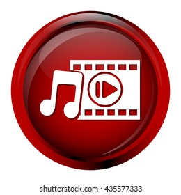 Music Icon, Music note button