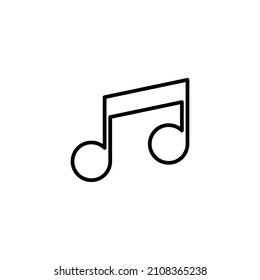 Music icon. note music sign and symbol