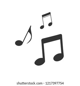 Music Icon .Note symbol for your web site design