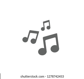 Music icon. Music notes icon. 