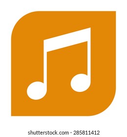 Music icon. Notes