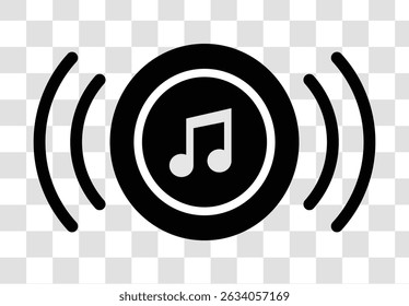 music icon, Music notes icon. Musical key signs. Vector symbols on transparent background .Music notes icon set, Music notes symbol, vector illustration. eps-10