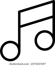Musiksymbol auf transparentem Hintergrund