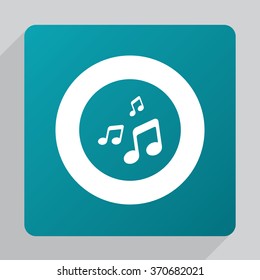 music icon, on white background