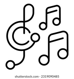 Music icon outline vector. Dj audio. Electronic sampler