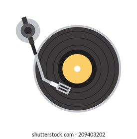music icon over white background vector illustration
