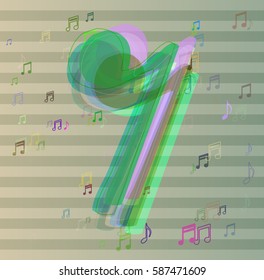 music icon pattern