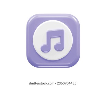 Music icon rendering transparent element