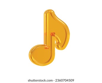 Music icon rendering transparent element