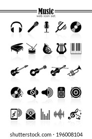 music icon set