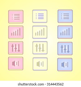  Music icon set