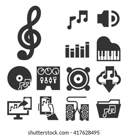 music icon set