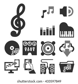 music icon set