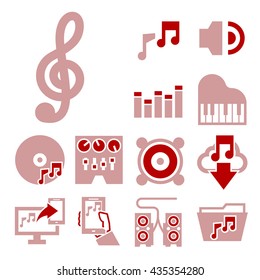music icon set