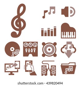 music icon set