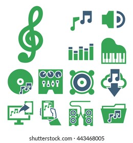 music icon set