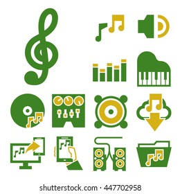 music icon set
