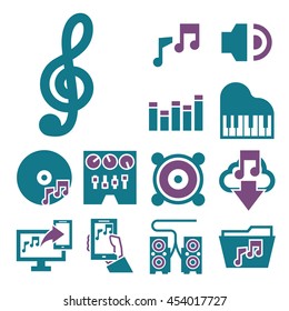 music icon set