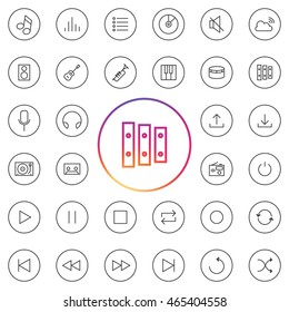 Music Icon Set.