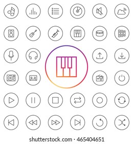 Music Icon Set.