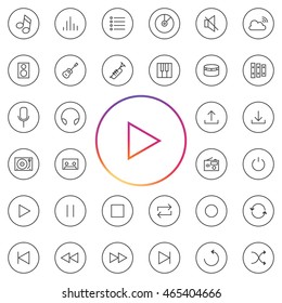 Music Icon Set.
