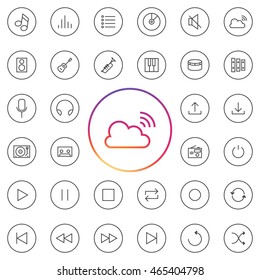 Music Icon Set.