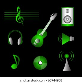 music icon set