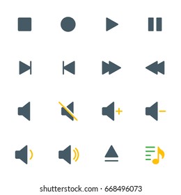 Music icon set