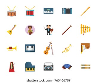 Music icon set
