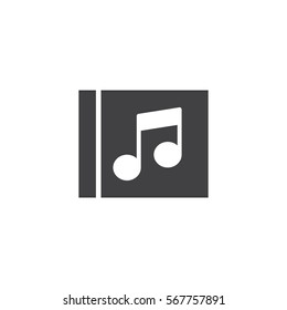 music icon. sign design