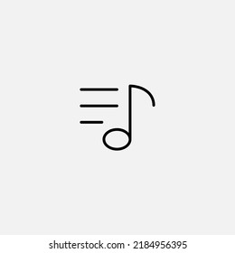 Music icon sign vector,Symbol, logo illustration for web and mobile