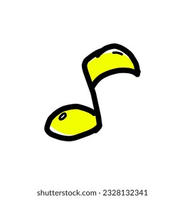 Musiksymbol mit einem einfachen Notenbild