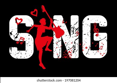 music icon sing vector art