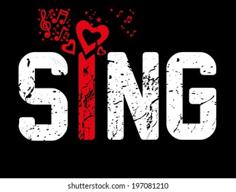 music icon sing vector art