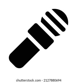a music icon with solid style. suitable for music and art design