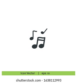music icon symbol design element vector eps10