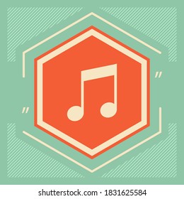 Symbol für Musik. Grafische Elemente für Ihr Design