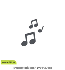 music icon symbol simple design element 