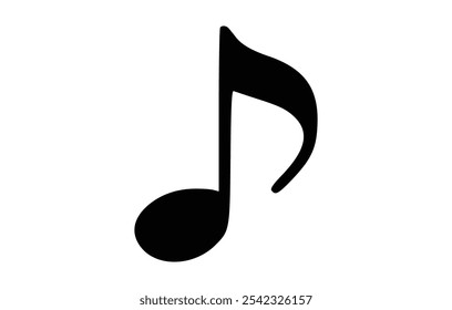 music icon. The symbol song icon for web site. vector Illustration.