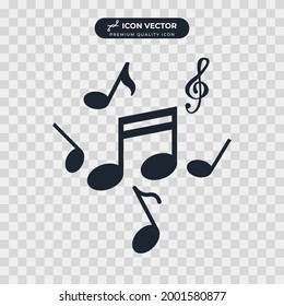music icon symbol template for graphic and web design collection logo vector illustration