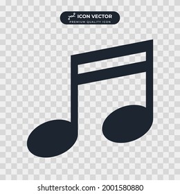 music icon symbol template for graphic and web design collection logo vector illustration