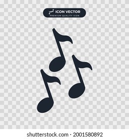 music icon symbol template for graphic and web design collection logo vector illustration