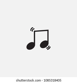 music icon template design