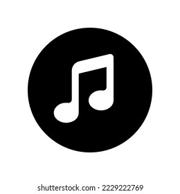 MUSIC ICON TEMPLATE DESIGN. ILLUSTRATIONS ARE EDITABLE. A SIMPLE FLAT DESIGN