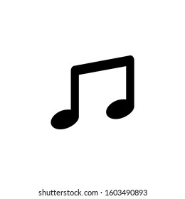 Music icon template. Vector illustration 