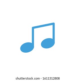 Music icon template. Vector illustration 