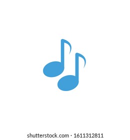 Music icon template. Vector illustration 