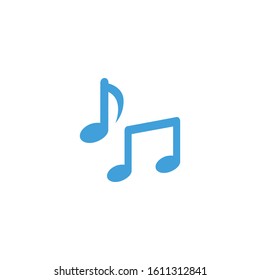 Music icon template. Vector illustration 