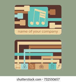 Music Icon in trendy flat style isolated. Note symbol for your web site design, logo, app, UI. Vector illustration, EPS10.